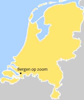 Kaart Kaart Bergenopzoom