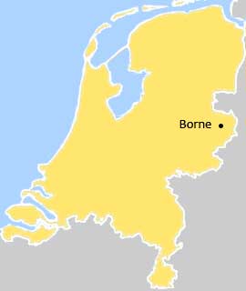 Kaart Kaart Borne