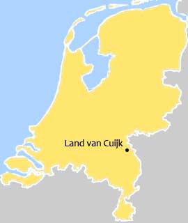 Kaart Kaart Landvan Cuijk