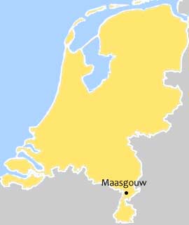 Kaart Kaart Maasgouw