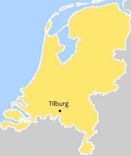 Kaart Kaart Tilburg